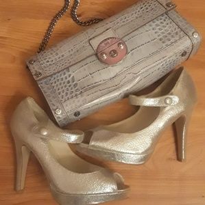 Wild Diva silver heels